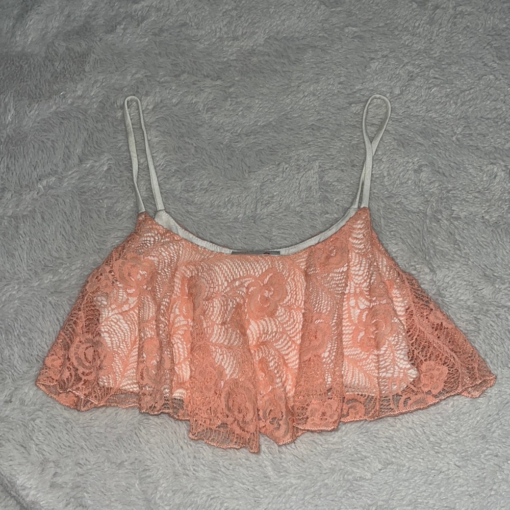 lace crop top